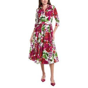squareneck midi dress in linen Sofia Linen Square Neck Midi Dress